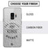 NHL Los Angeles Kings Black Text Galaxy S9 Skin